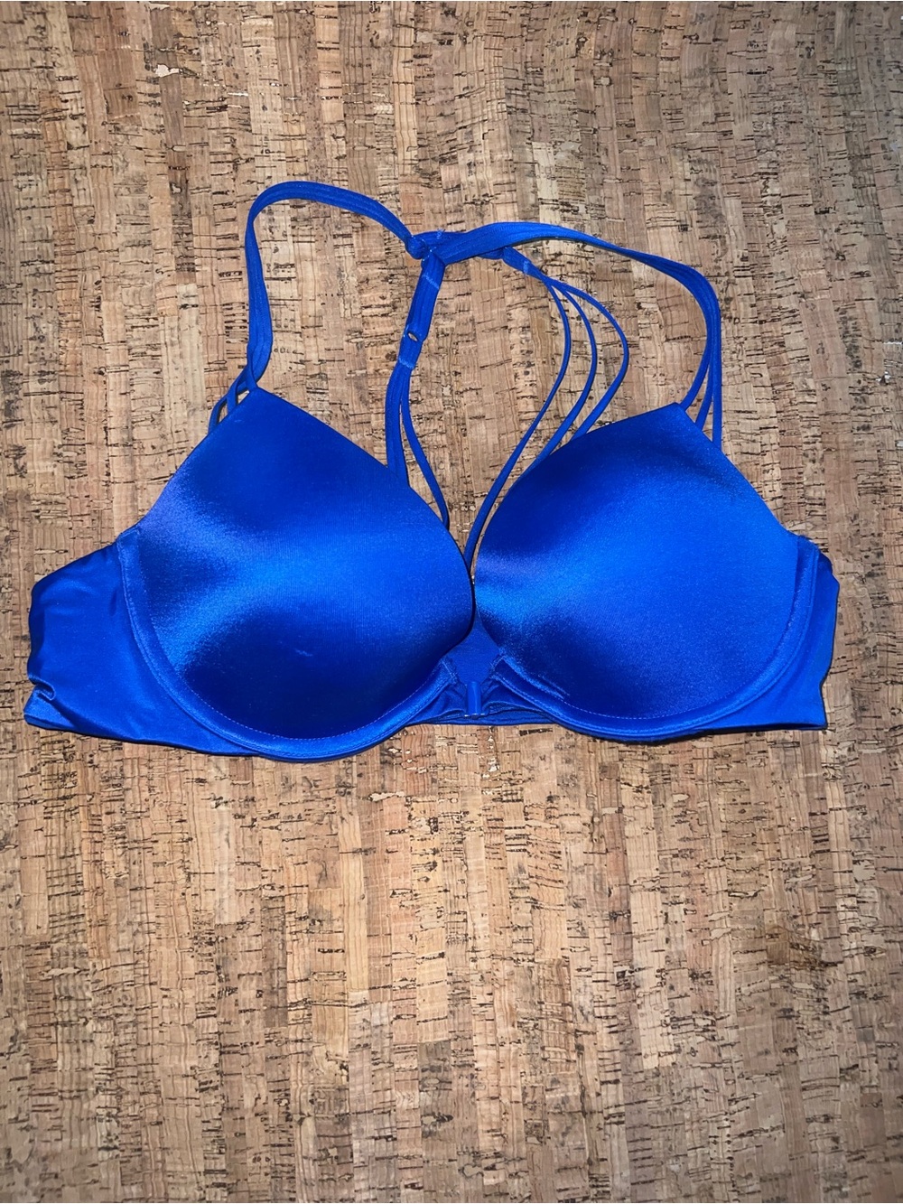 Victoria's Secret Royal Blue Strappy Racerback Push-Up Bra